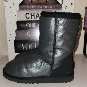 UGG Metallic Black Winter Boots
